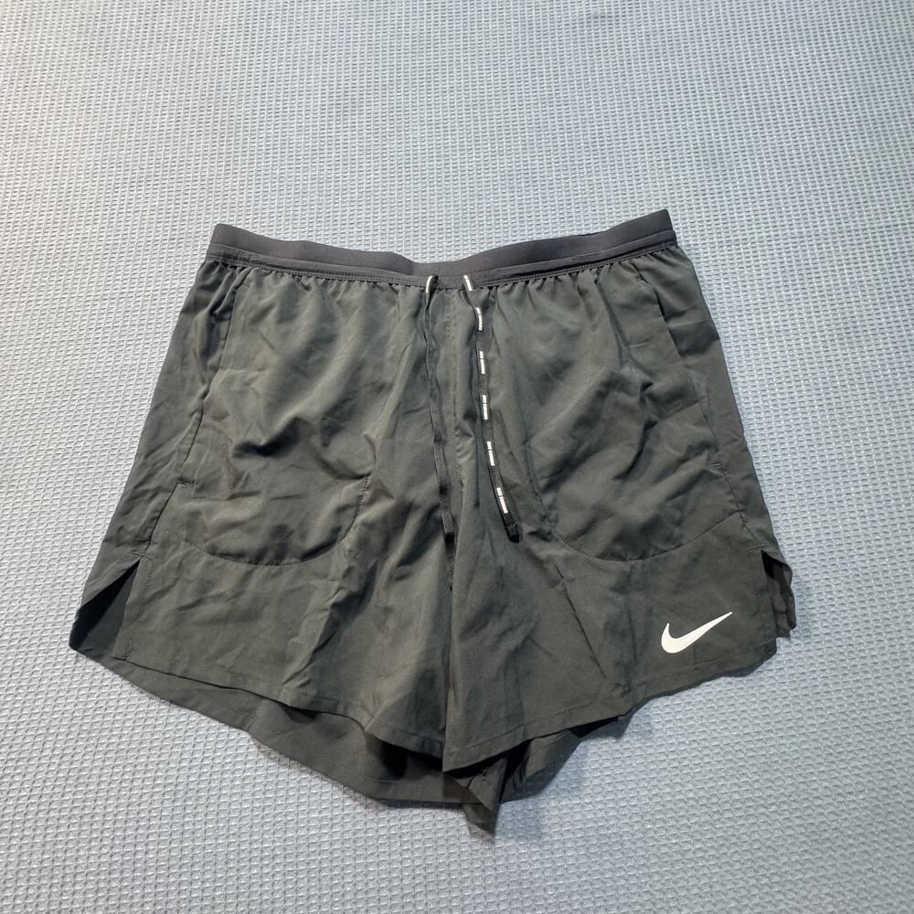 Nike FLEX Stride BriefLine Running Shorts Men's Sz L‎ Black Brand New